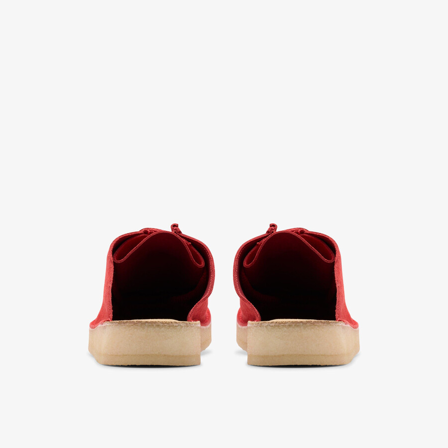 desert nomad mule - rood suède